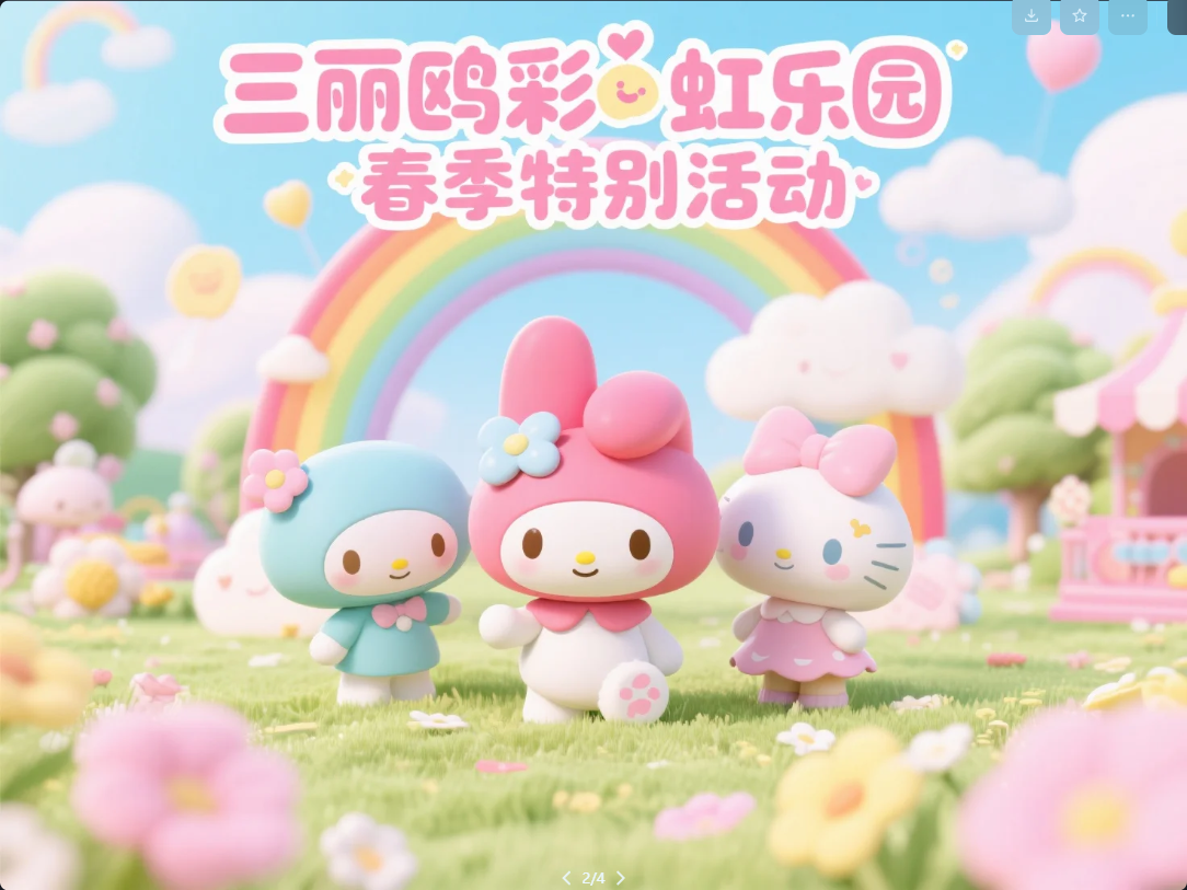 三丽鸥彩虹乐园活动